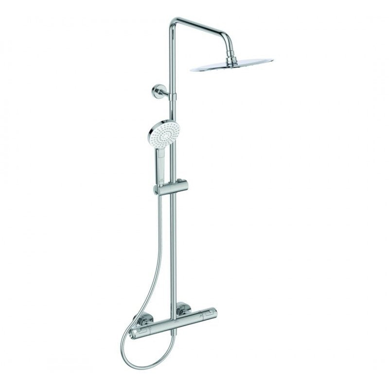 Термостатна душ колона Ceratherm T50 - Ideal Standard хром, душ система с термостат, душ пита Ø25см, онлайн магазин KERANOVA