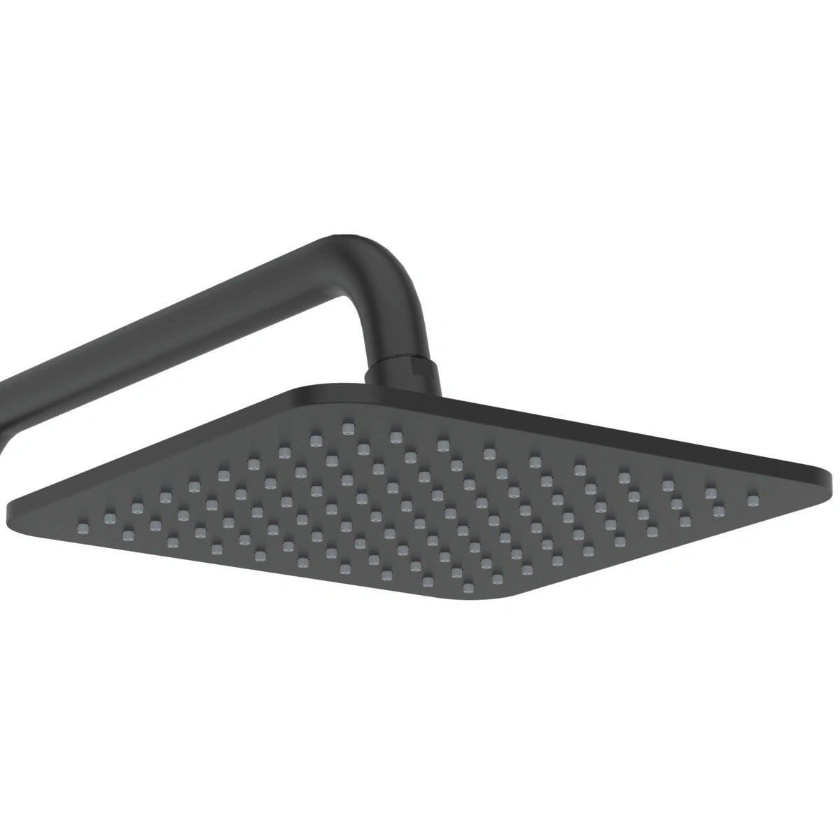 Термостатна душ колона Ceratherm T25 Silk Black - Ideal Standard метална квадратна душ глава 200x200 mm, Silk Black за KERANOVA