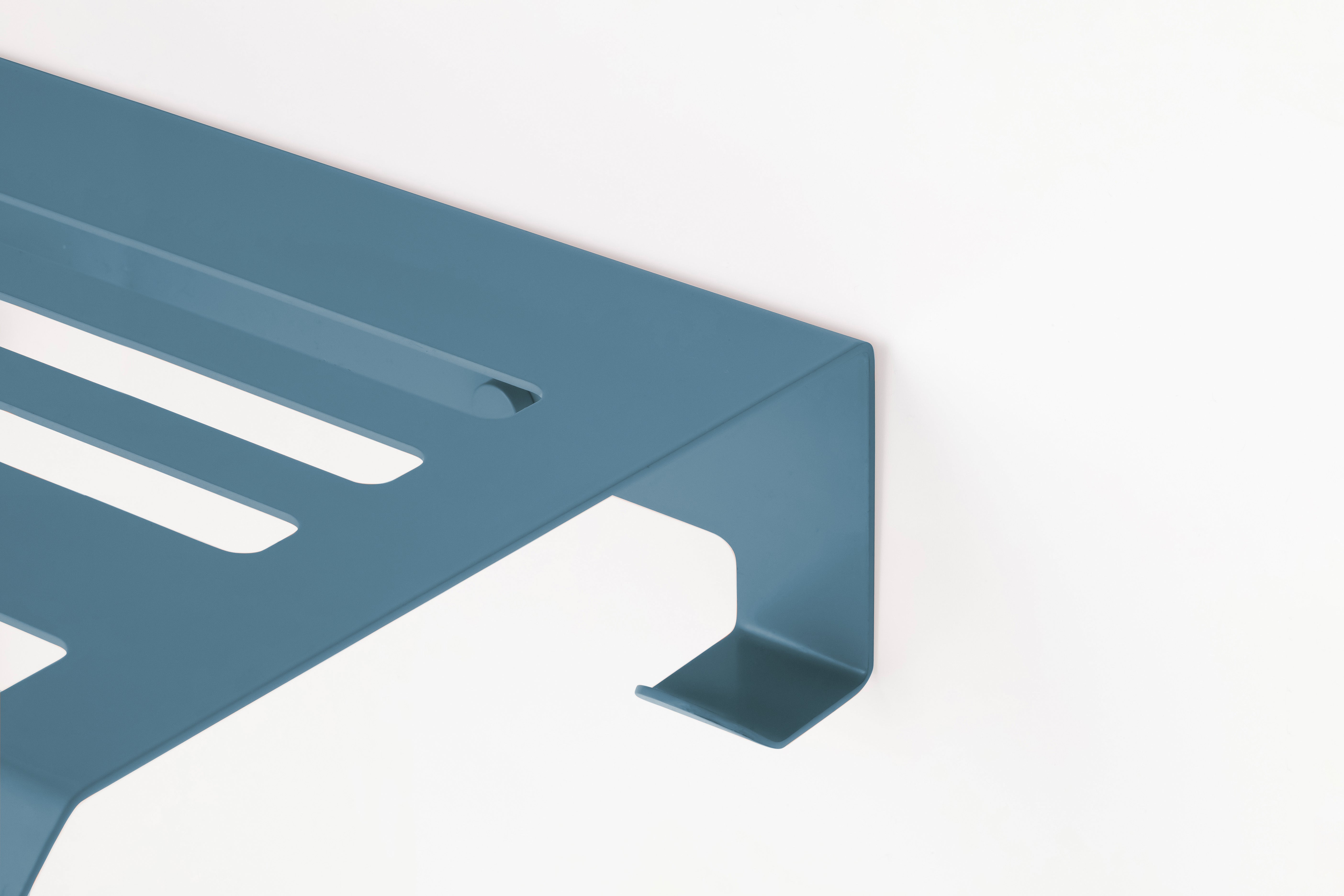 Серия SLIM - Atlantic Blue полица 45 см в атлантик синьо, луксозен аксесоар за баня – KERANOVA онлайн магазин