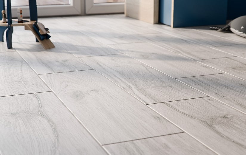 Серия Alpine Wood 18.5x59.8 см. - Cersanit светъл дървесен гранитогрес в обзавеждане за бани KERANOVA, Полша, първо качество