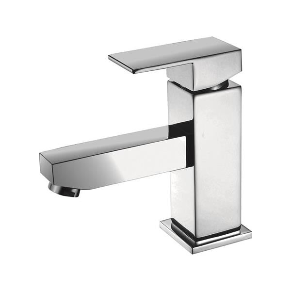 Смесител за мивка Ams хром, керамичен механизъм, гаранция 5 години – онлайн магазин за бани KERANOVA