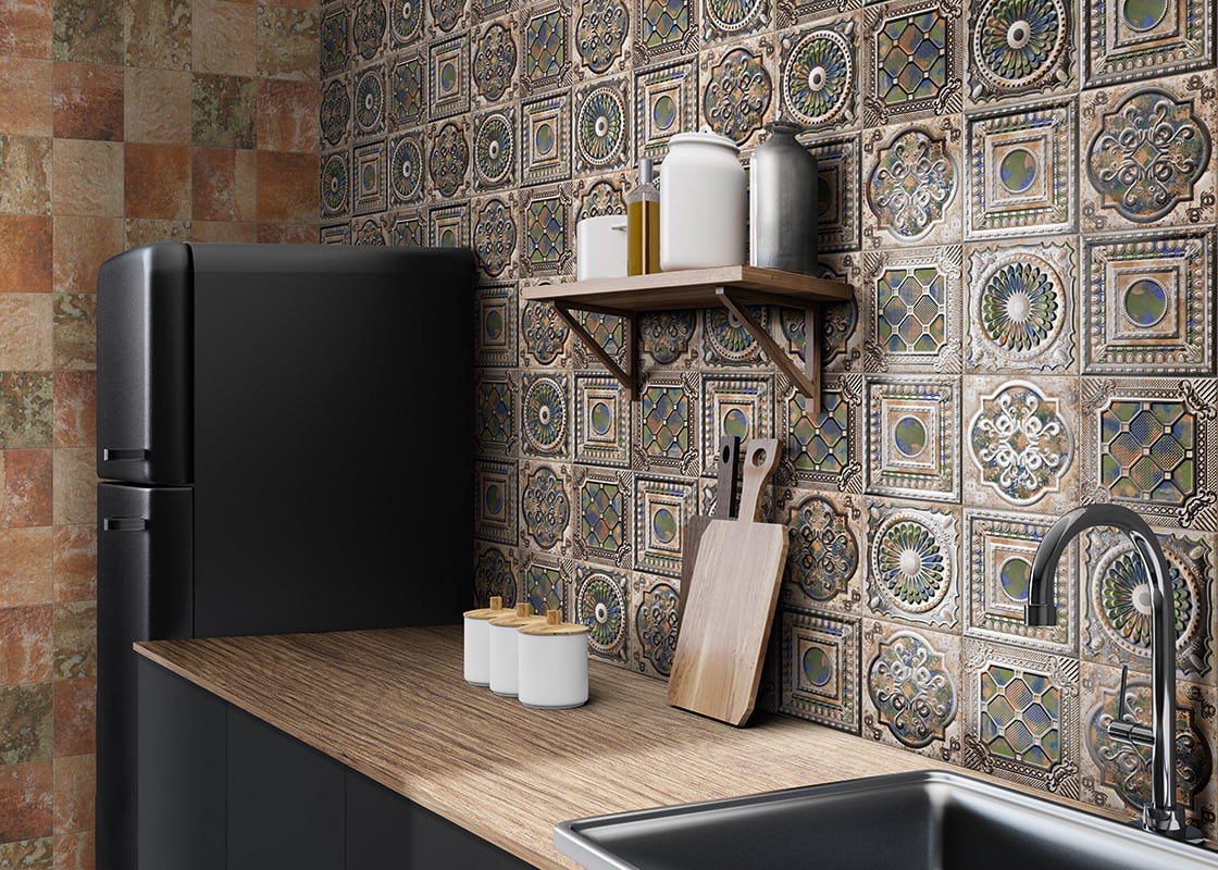 Серия Anticato 20x20 - Mainzu в кухня с декоративни испански плочки, текстура, онлайн магазин за обзавеждане за бани KERANOVA