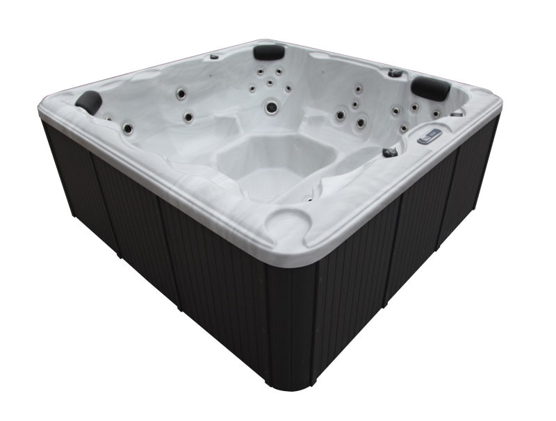Alps 221x212 см. луксозно шестместно джакузи със системи Balboa, Aristech акрил, термо покривало и композитни панели – KERANOVA онлайн магазин