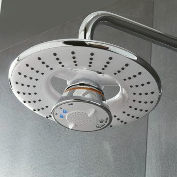 Aquasound Thermo с Bluetooth - Oasis Star /Испания/ 1 телескопична душ колона с термостатичен месинг смесител и Bluetooth душ пита за онлайн магазин KERANOVA
