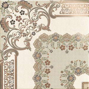 Astapo Corner 45x45 декоративен ъгъл за баня в кремаво и кафяво от онлайн магазин за обзавеждане за бани KERANOVA