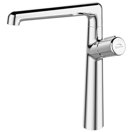 Смесител за мивка Pretto XL - Laveo висок хромиран смесител без изпразнител, онлайн магазин за обзавеждане за бани KERANOVA