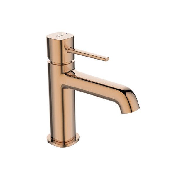 Смесител за мивка Pola rose gold - Laveo, стоящ розово злато, без изпразнител, онлайн магазин за обзавеждане за бани KERANOVA