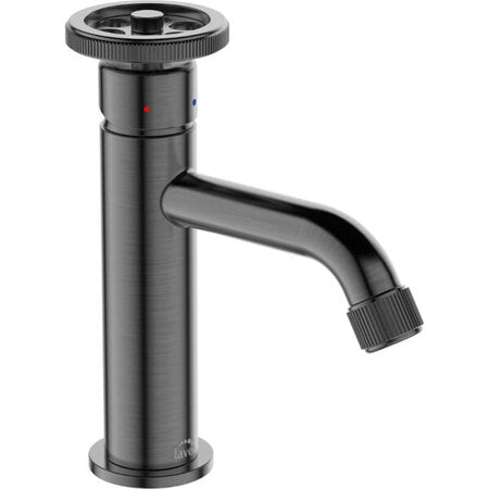 Смесител за мивка Muro Graphite - Laveo стоящ графитен смесител без изпразнител за онлайн магазин KERANOVA