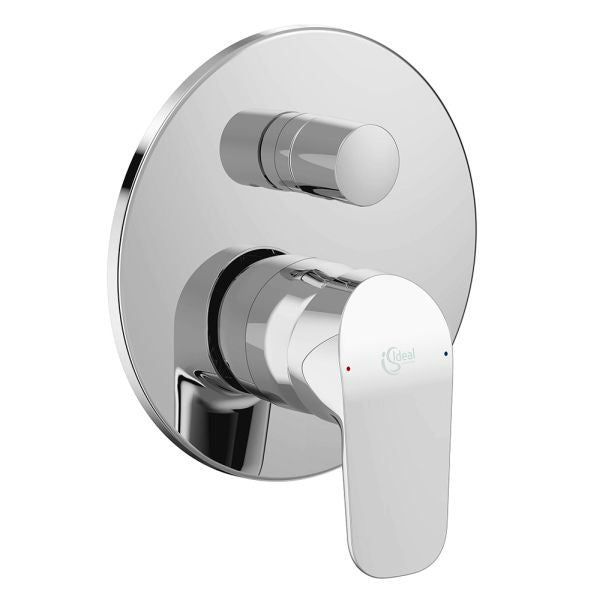 Ceraflex ДУШ КОМПЛЕКТ ЗА ВГРАЖДАНЕ - Ideal Standard хромиран смесител за вграждане с превключвател и метална ръкохватка, KERANOVA онлайн магазин