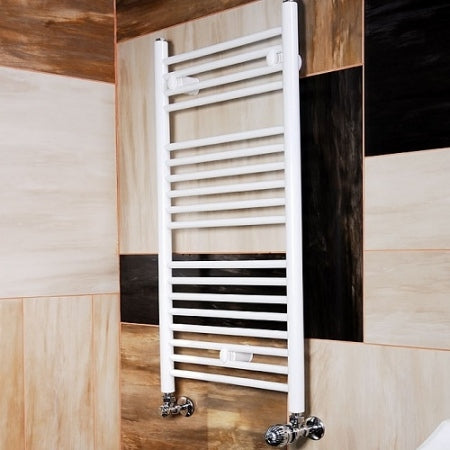 Алуминиеви лири за баня /бели/ – бяла прахово боядисана алуминиева лира за баня, модел Стандарт, онлайн магазин KERANOVA