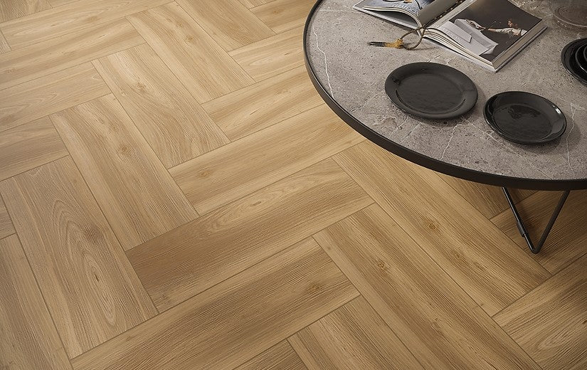 Серия Birch Wood 18.5x59.8 см. - Cersanit полски гранитогрес имитиращ дърво в онлайн магазин за обзавеждане за бани KERANOVA