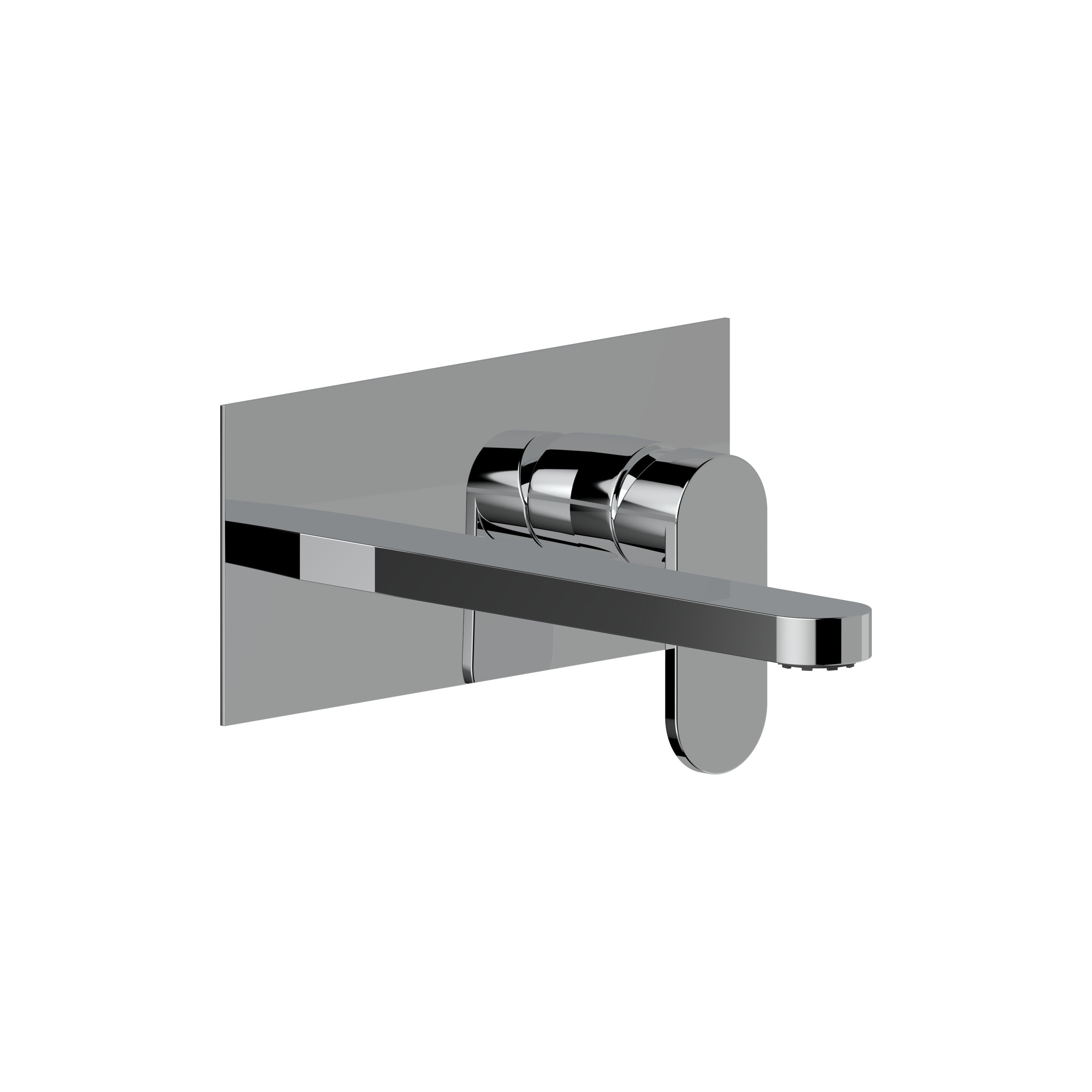 Стенен смесител за мивка Ponsi Versilia Chrome - хром, вграден модел за баня, онлайн магазин за обзавеждане за бани KERANOVA