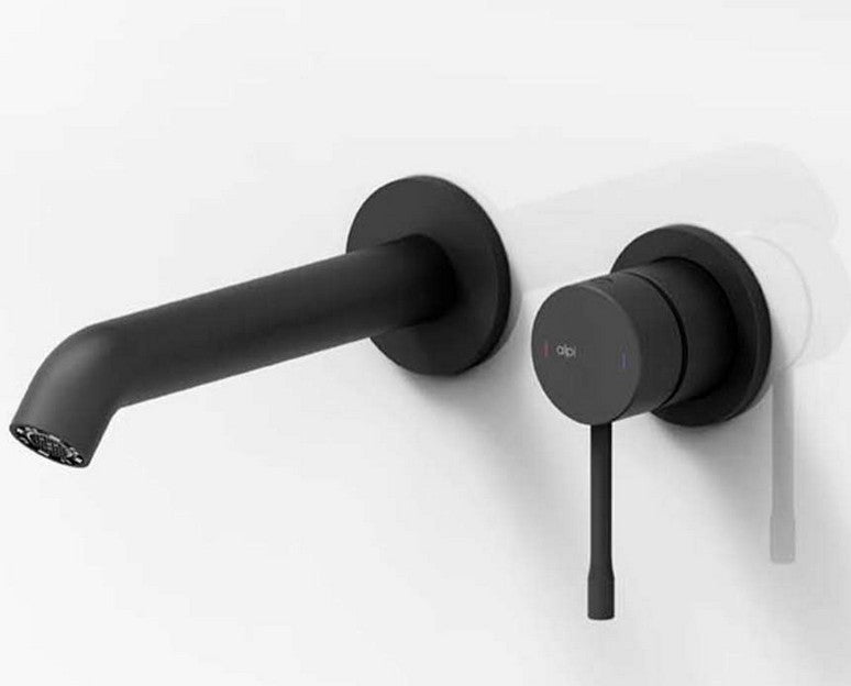 Alpi Blue Black вграден за мивка - черен вграден смесител Alpi Blue Black за баня, онлайн магазин KERANOVA, италиански дизайн