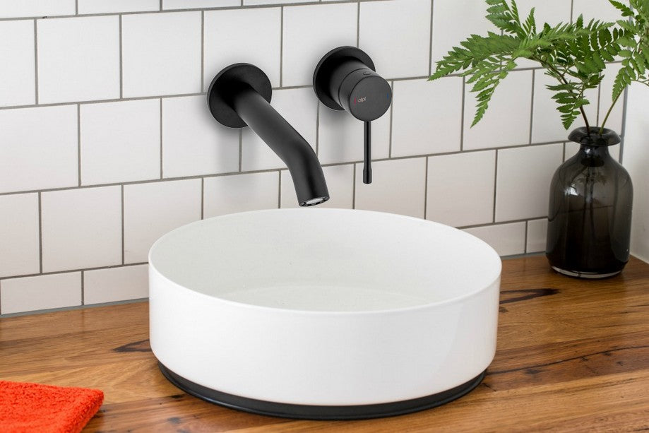 Alpi Blue Black вграден за мивка черен смесител за мивка без изпразнител, онлайн магазин за обзавеждане за бани KERANOVA