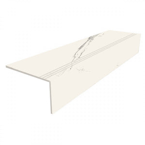 Bianco River Polished стъпало и чело от онлайн магазин за обзавеждане за бани KERANOVA, бяло мраморно стъпало