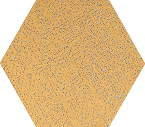 Онлайн магазин KERANOVA – плочка Bihara Gold Hex 11x12.5 златист шестоъгълник с текстура за баня