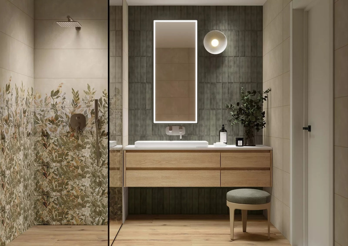 Колекция плочки за баня Botany Concrete 30х90 см.