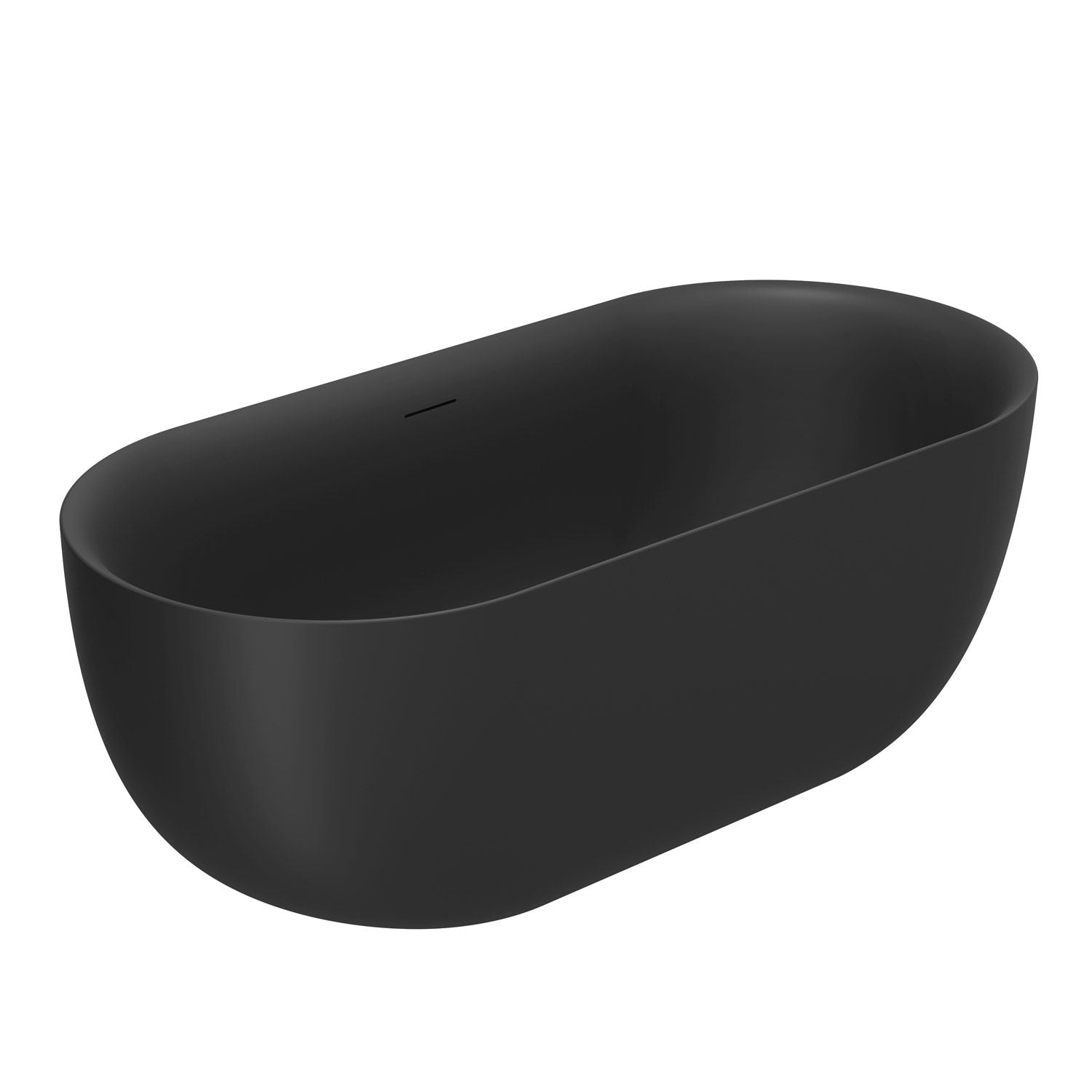 Свободностояща вана Danae Nero Opaco 150х75, 160х75 и 170х80 см. - черен мат, акрилна вана за баня от KERANOVA