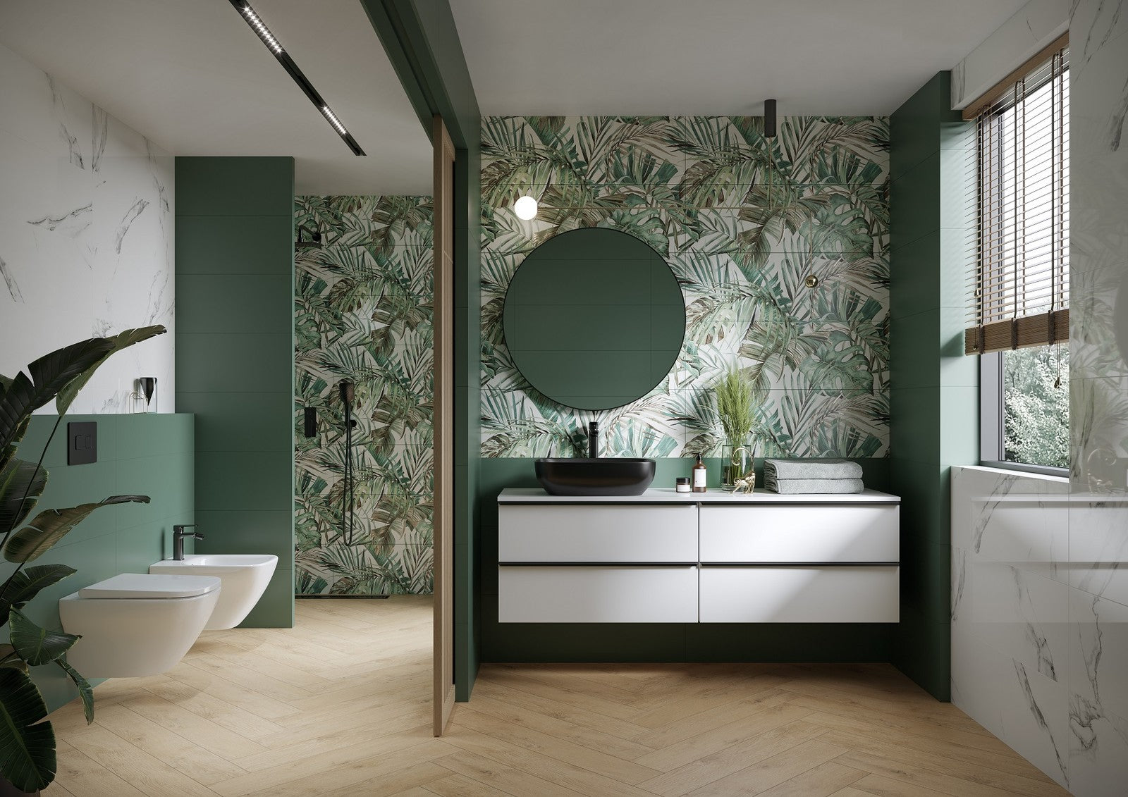 Calacatta Silver 29x89 Cersanit декоративни калибровани плочки за баня в онлайн магазин KERANOVA