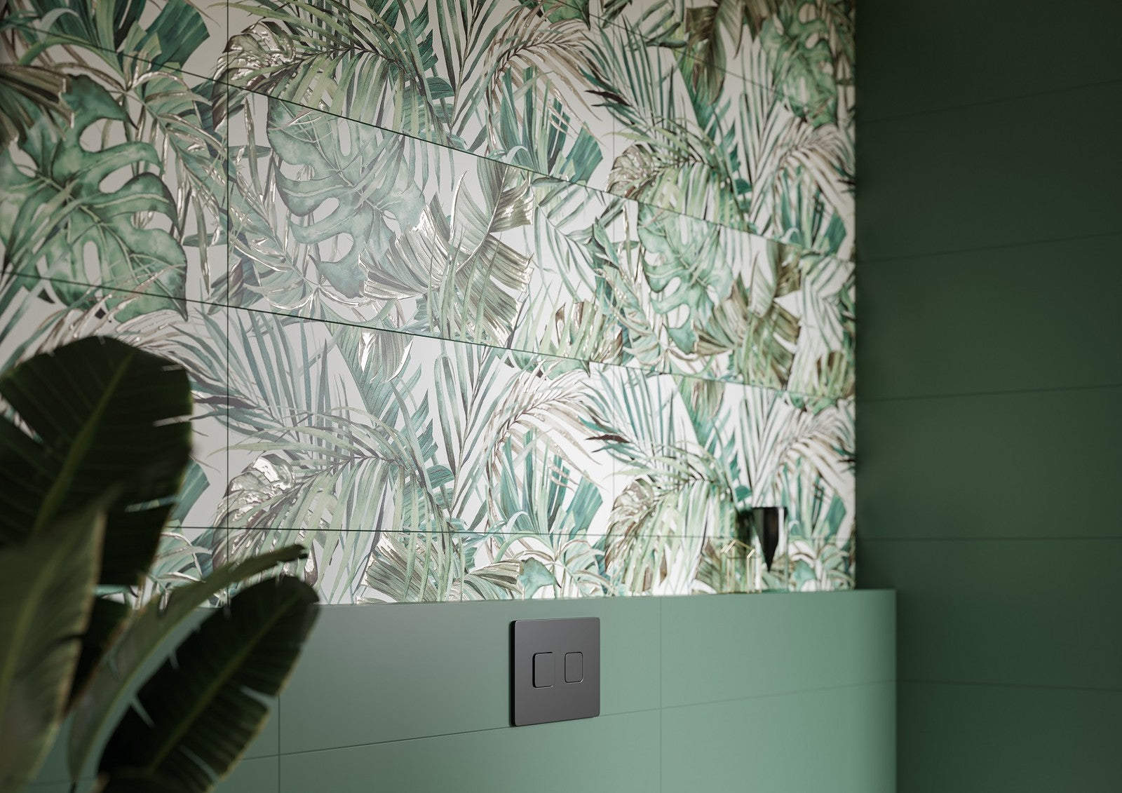 Calacatta Silver 29x89 Cersanit калибровани плочки за баня с декорация, онлайн магазин за обзавеждане за бани KERANOVA