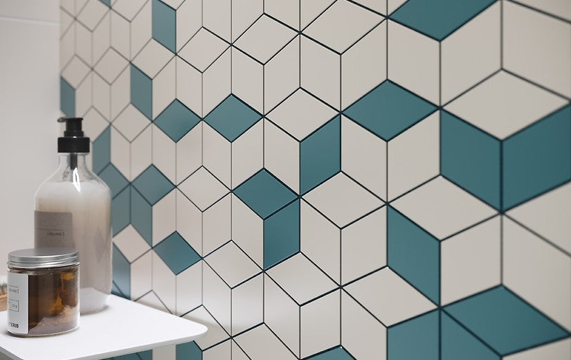 Баня Colour Blink 30x60 Cersanit - модерни геометрични плочки в онлайн магазин KERANOVA за баня