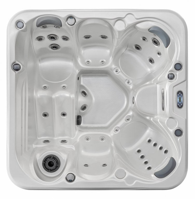 Celtic 1 200x200 см. джакузи градинско от KERANOVA - бял акрил, множество масажни дюзи, луксозен дизайн
