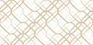 Classic Carrara Gold Decor 30x60 - декорирана плочка с златист орнамент за баня, онлайн магазин за обзавеждане KERANOVA