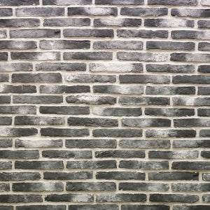 Colonial Brick Ash Gray 111229 - текстура сиви тухли за бани, онлайн магазин за обзавеждане KERANOVA