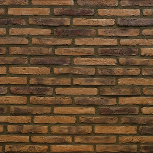 Colonial Brick Khaki 110593 - текстура колониална тухла в кафяво за онлайн магазин за обзавеждане за бани KERANOVA