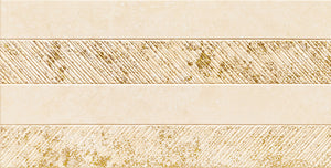 Credo Lines Decor 30.8x60.8 бежова декоративна плочка с линии и текстури за баня, онлайн магазин за обзавеждане KERANOVA