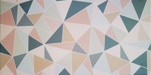 Croma Decor 31.6x63.7 пастелни геометрични триъгълни плочки за баня - онлайн магазин KERANOVA