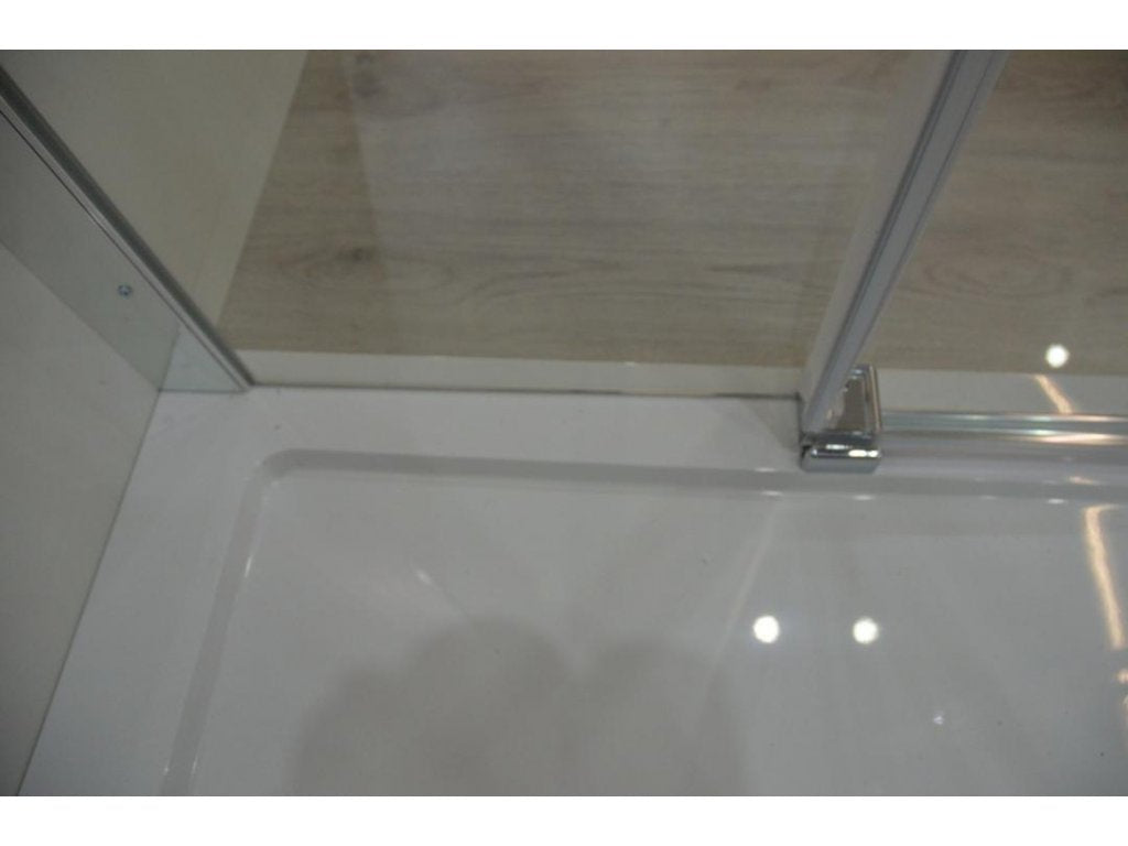 Душ кабина Elegance 90х100 см. с прозрачно 6 мм стъкло и хромиран алуминиев профил, KERANOVA онлайн магазин