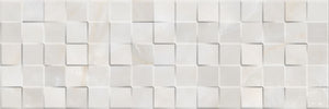 Decorado Cubik Onix 25x75 бял мозайков декор за баня от онлайн магазин за обзавеждане KERANOVA