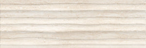 Decorado Dune Travertino 25x75 бежова релефна плочка за стена, онлайн магазин за обзавеждане за бани KERANOVA