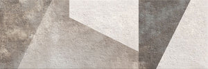 Decorado Geo Gris 25x75 – модерен геометричен плочка за баня от онлайн магазин за обзавеждане KERANOVA