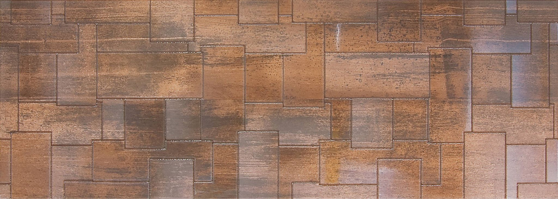 Decorado Tetirs Cuero 25x70 - керамична плочка с кафяво кожаобразно покритие, онлайн магазин за обзавеждане за бани KERANOVA