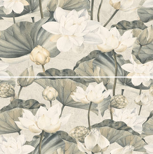 Dream Decor 60x60 - комплект от 2 броя: елегантен флорален дизайн за баня от онлайн магазин за обзавеждане за бани KERANOVA