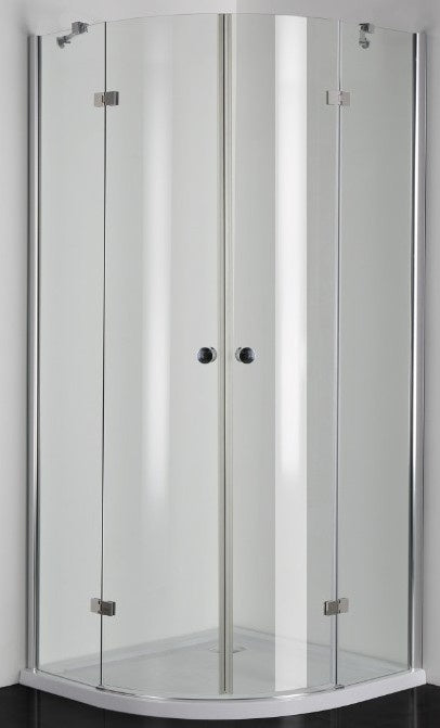 Душ кабина с отваряне - 90х90 см. от 5 мм закалено стъкло, височина 195 см, алуминиеви профили, за онлайн магазин KERANOVA