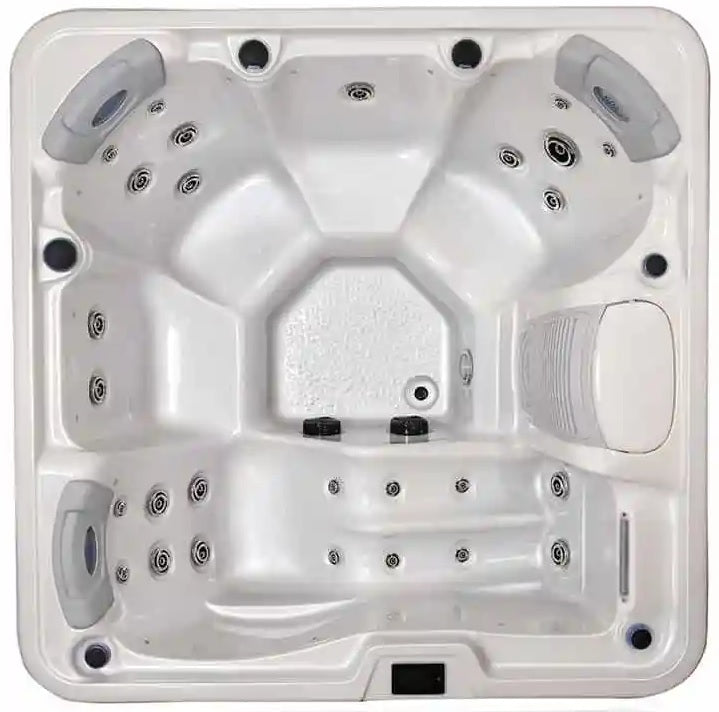 Elk River 200x200 см. компактен джакузи за до 5 души с хидротерапевтична лежанка – онлайн магазин KERANOVA