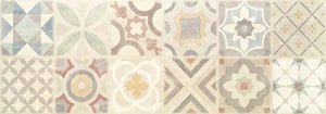 Even Medley Mix 35x100 декоративни матови плочки с ретро мотиви за баня от онлайн магазин за обзавеждане за бани KERANOVA