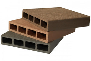 Кух профил F102x20 - онлайн магазин за обзавеждане за бани KERANOVA, три цветни профила с кухи правоъгълни канали