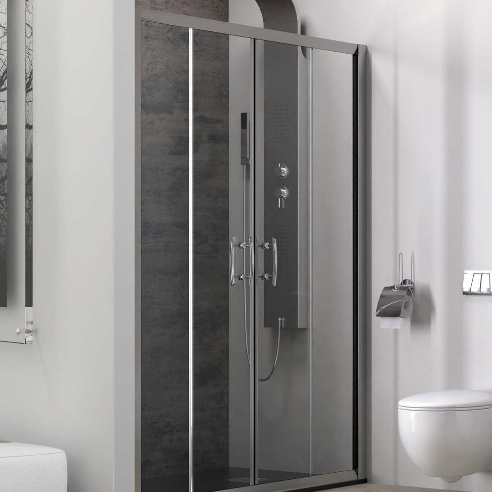 FLORA 600 - 175.5-180.5 см. стъклен параван за баня 6 мм закалено стъкло с магнитен уплътнител, анти-калк покритие – KERANOVA онлайн магазин