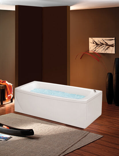 Gardenia 180x68.5/80 см. акрилна вана с преден и страничен панел, хидро и аеромасаж, KERANOVA онлайн магазин за бани