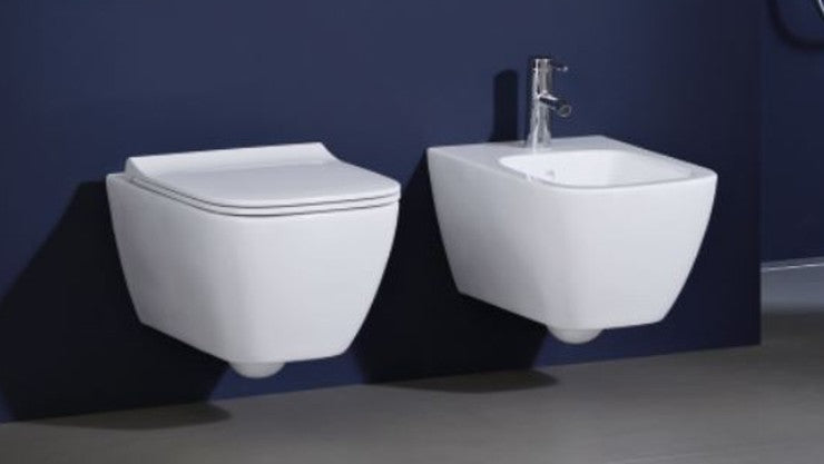 GEBERIT DUOFIX DELTA 30 Chrome с тоалетна Geberit Smyle Rimfree - вграденa структура Duofix Delta и окачена Rimfree тоалетна, KERANOVA онлайн магазин