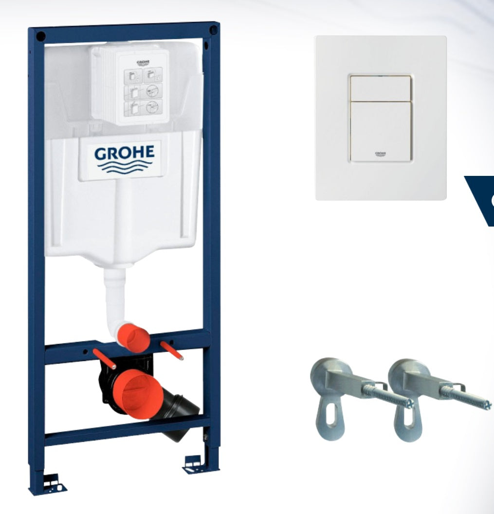 Структура Grohe с Активатор Skate Cosmopolitan White - промо пакет за вграждане Grohe Rapid SL, плочка и планки, KERANOVA онлайн магазин