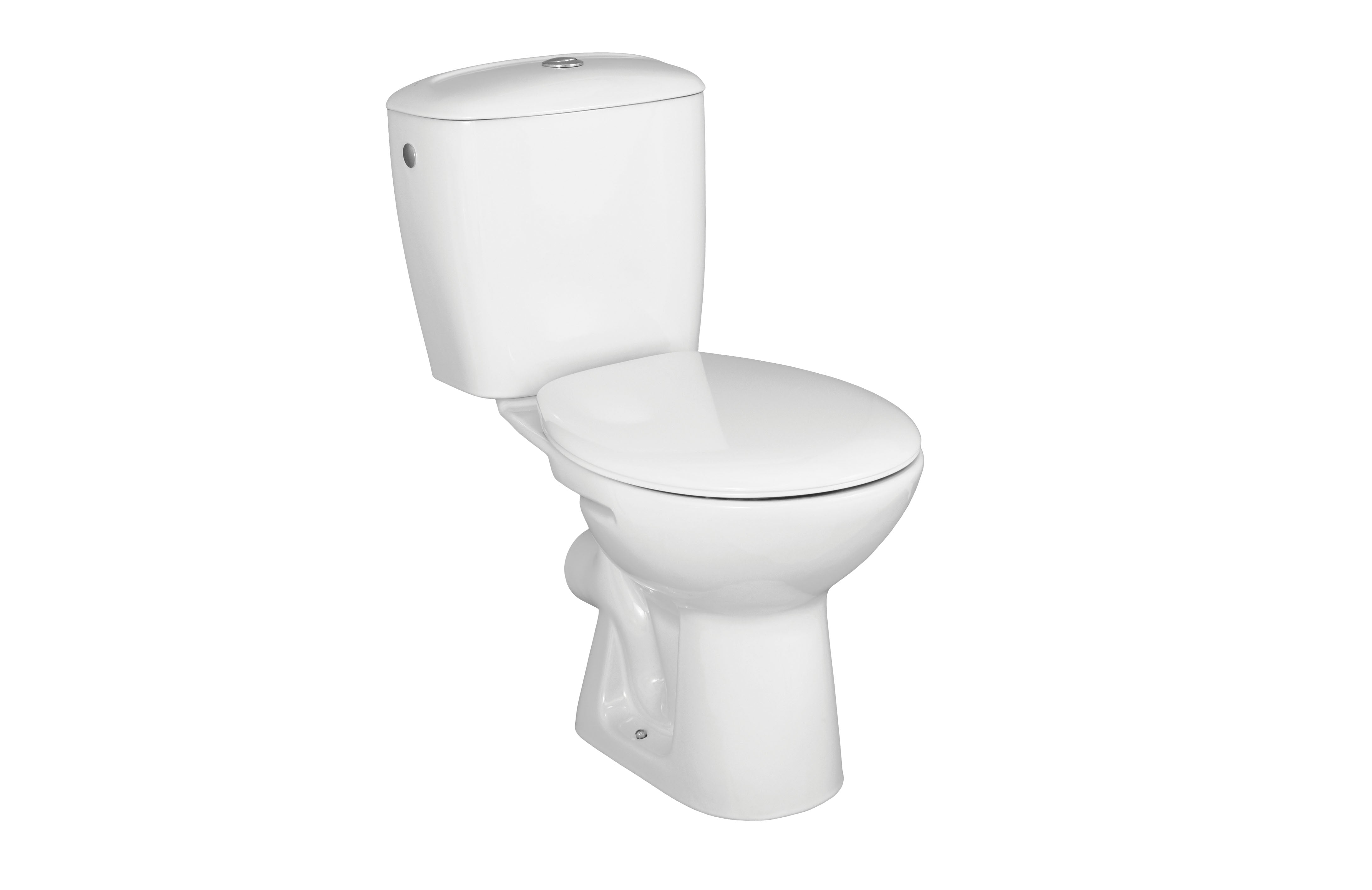 Моноблок Canto - Fayans бял моноблок с термопласт седалка и капак, хоризонтално/вертикално оттичане – онлайн магазин KERANOVA