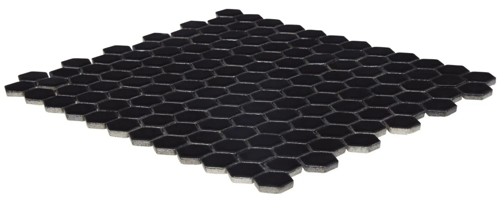 Мозайка 133425 Black - декоративна керамична мозайка 26.4x30.9см, дебелина 4 мм за бани | KERANOVA онлайн магазин