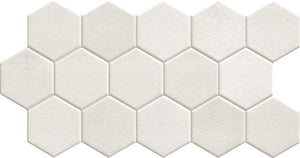Hex White 26.5x51 бели шестоъгълни мозаечни плочки за баня от онлайн магазин за обзавеждане KERANOVA