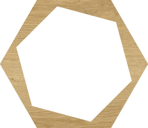 Hexa Verona Move 23x27 дървена хекса форма за баня онлайн магазин за обзавеждане KERANOVA