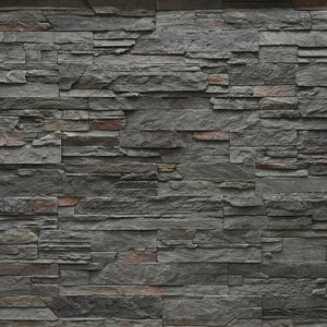 Highland Lava 110037 декоративен тъмен каменен панел за баня от онлайн магазин KERANOVA